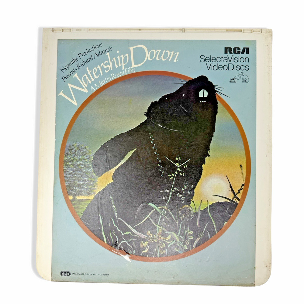 Watership Down RCA SelectaVision CED VideoDisc Animated Film 1981 Vintage